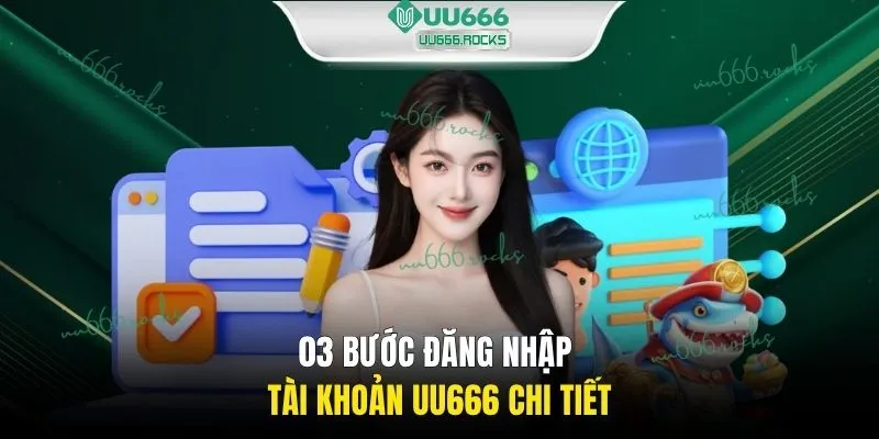 03 bước đăng nhập tài khoản UU666 chi tiết