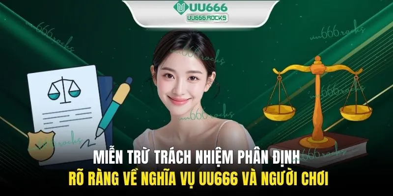 Miễn trừ trách nhiệm phân định rõ ràng về nghĩa vụ UU666 và người chơi
